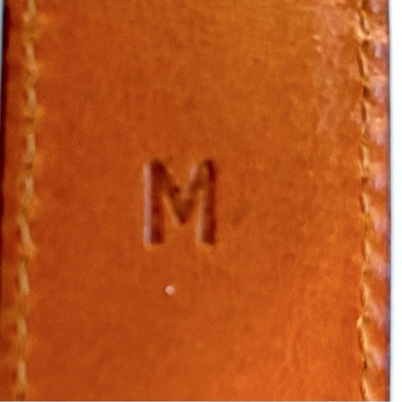 Ralph Lauren Gold and Brown Horse Motif Belt - Picture 8 of 9